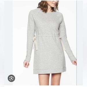 ATHLETA Studio Cinch Dress in Heather Grey Size small